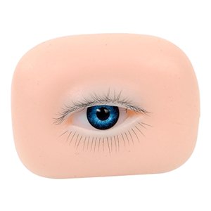 Ioensy - Modelo De Ojo De Silicona 5D, Herramienta De Práctica De Maquillaje De Silicona Para Principiantes, Esteticistas, Izquierda