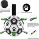 thumbnail image 5 of Pelota de fútbol QDAN de juguete para perros de tamaño mediano y grande, copa del mundo, 5 of 8