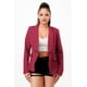 thumbnail image 1 of Chaqueta Blazer Cruzada Cc Clothing Ciruela, 1 of 5