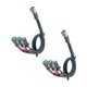 thumbnail image 3 of 2 Conectores Adaptadores DT Dtp Resistentes Para Luces LED De Vaina Luces Antiniebla 3 En 1, 3 of 5