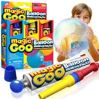 4M - Globos De Plástico Con Burbujas Magic Goo De 4 M, Paquete Variado De 3