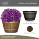 thumbnail image 2 of Maceta tipo barril Flower Pot Barrel Planter Classic Home & Garden 52 cm, paquete de 2, 2 of 7