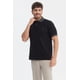 thumbnail image 2 of Polera Hombre Slim Cuello Camisero Negro - ll, 2 of 4