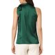 thumbnail image 3 of INSPIRE CHIC Blusas de Trabajo Sólidas sin Mangas para Mujer con Lazo en el Cuello de Satén Talla XL Verde, 3 of 5
