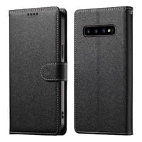 Funda Para Foxdock Samsung Galaxy S10– Cuero Premium, 3 Ranuras Para Tarjetas, Protección Contra Impactos
