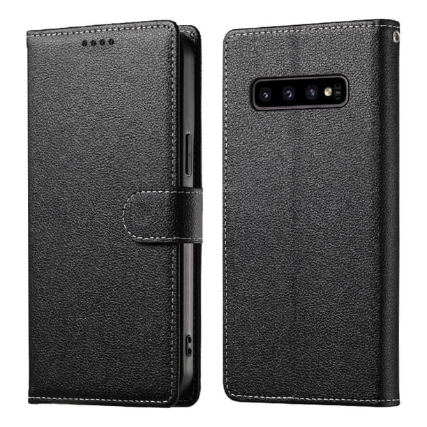 Funda para FOXDOCK Samsung Galaxy S10– Cuero Premium, 3 ranuras para tarjetas, Protección contra impactos