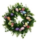 thumbnail image 2 of Corona De Huevos De Pascua, Coronas Artificiales De Pascua Para Puerta Delantera, Patio, Porche, Decoración, Estilo A, 2 of 5