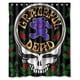 thumbnail image 1 of Cortina de ducha de la banda de rock Grateful Dead, juego de cortina de baño con ganchos, tamaño 60 x 72 pulgadas, 1 of 3