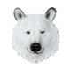 thumbnail image 2 of Simulación De Oso Polar Para Colgar En La Pared, Decoración De Pared De Animales, Figuritas, Habitación De Adorno, 2 of 3