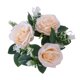 thumbnail image 1 of Anillos De Vela De Rosas Artificiales Redondo 23cm Para Centros De Mesa Ventana Champán, 1 of 1