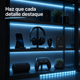 thumbnail image 5 of Cinta LED Azul Hielo 100 LED/m Corte Cada 10 cm Adhesiva, 5 of 8