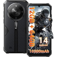 Fossibot F105 Celular 4Gb/64Gb Dual Sim-Negro 4G/Lte 10301Mah