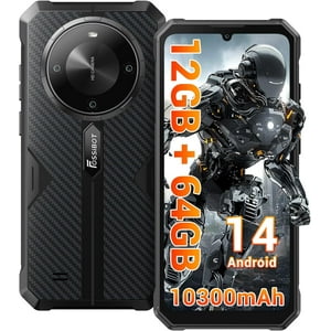 Fossibot F105 Celular 4Gb/64Gb Dual Sim-Negro 4G/Lte 10301Mah