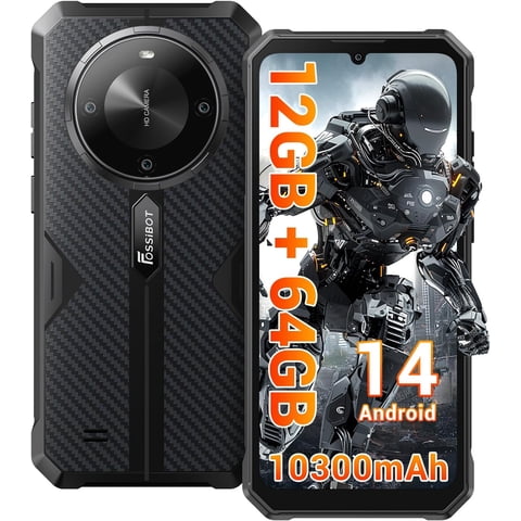 Fossibot F105 Celular 4Gb/64Gb Dual Sim-Negro 4G/Lte