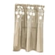 thumbnail image 3 of Cortina de ventana floral Semi-Sheer Cortina de cocina Tier Light Khaki - 130x41cm, 3 of 5