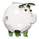 thumbnail image 5 of Hucha De Cristal Con Forma De Cerdito Para Guardar Dinero, Para Guardería, Navidad Y Año Nuevo, Color Verde, 6 X 7 Cm, 5 of 5