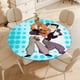 thumbnail image 4 of Kim Possible-theme Fitted Round Tablecloths Elastic Edged Table Covers Waterproof Table Cloth for Kitchen Holiday Party Tables Decor 150cm, 4 of 6