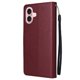 thumbnail image 2 of Funda Cartera para iPhone 16 con Tarjetero, Soporte y Cordón - Protección Rojo, 2 of 6