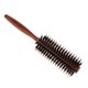 thumbnail image 4 of mango de madera peine redondo cerda natural peluquería cepillo para el pelo dientes rectos, 4 of 5