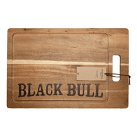 Genérico - Tabla De Madera 45Cm Blackbull Parrilla Tabla Madera 45Cm Negro Balck Bull