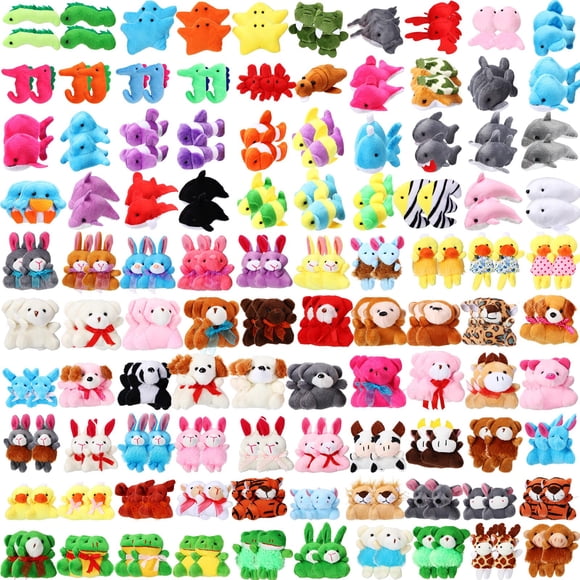 Animales de peluche Leyndo Mini Ocean Animals, 200 unidades, para niños