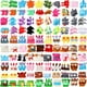 thumbnail image 1 of Animales de peluche Leyndo Mini Ocean Animals, 200 unidades, para niños, 1 of 3