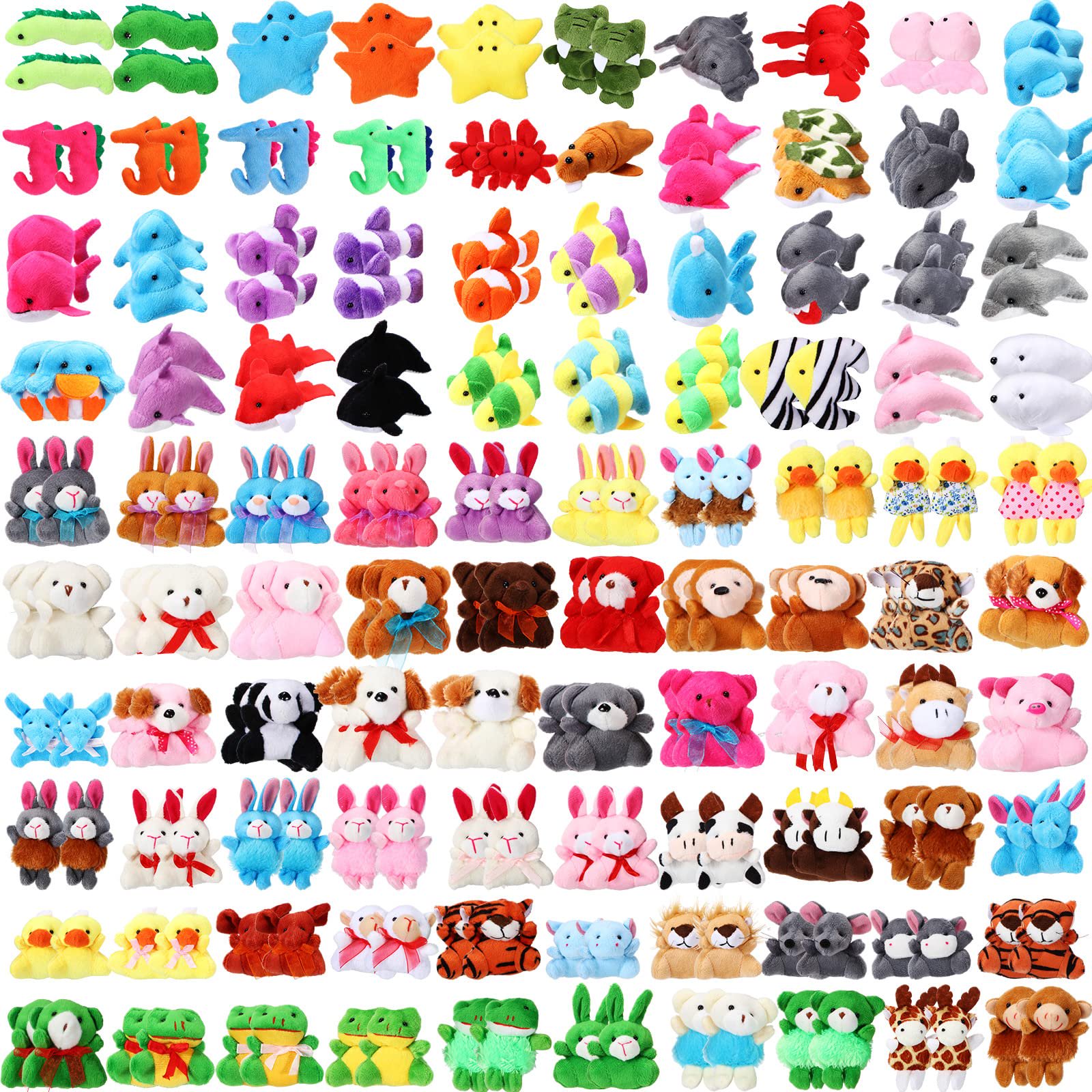 Animales De Peluche Leyndo Mini Ocean Animals, 200 Unidades, Para Niños