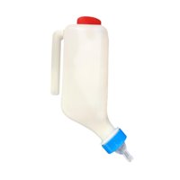 Magideal - Botella De Ternera Alimentación De Leche De Oveja Con Suministros De Oveja Con Pezón Botella De Animales De Granja De Alimentación De Cordero Múltiple 800Ml 14 Cm