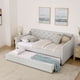 thumbnail image 2 of Twin Size Upholstery DayBed with Twin Size Pop-up Trundle and USB Charging Design, 2 of 3
