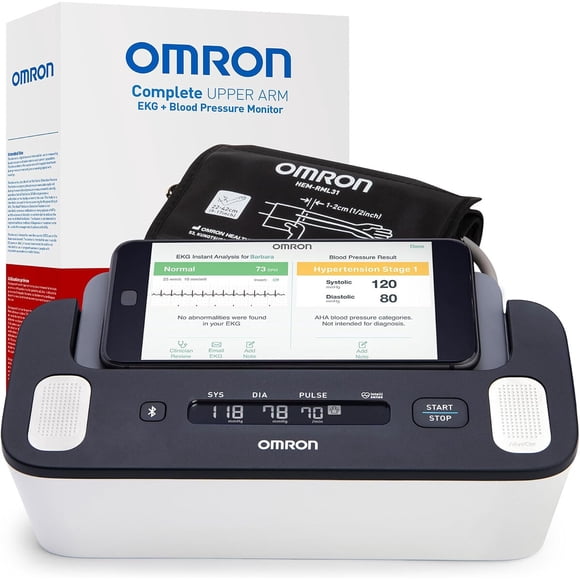 Tensiómetro OMRON Complete 2 en 1 con brazalete de 22 a 42 cm y EKG