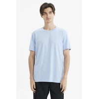 Fashionspark - Polera Hombre Long Fit Básica Celeste- Ll