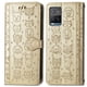 thumbnail image 1 of Funda Cartera FOXDOCK para VIVO Y21S , Flip PU con Relieve de Gatos y Perros, Tarjetero y Soporte, 1 of 6