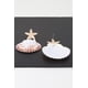thumbnail image 2 of Aretes Fashnzfab Under The Sea Almeja Oro Blanco, 2 of 3