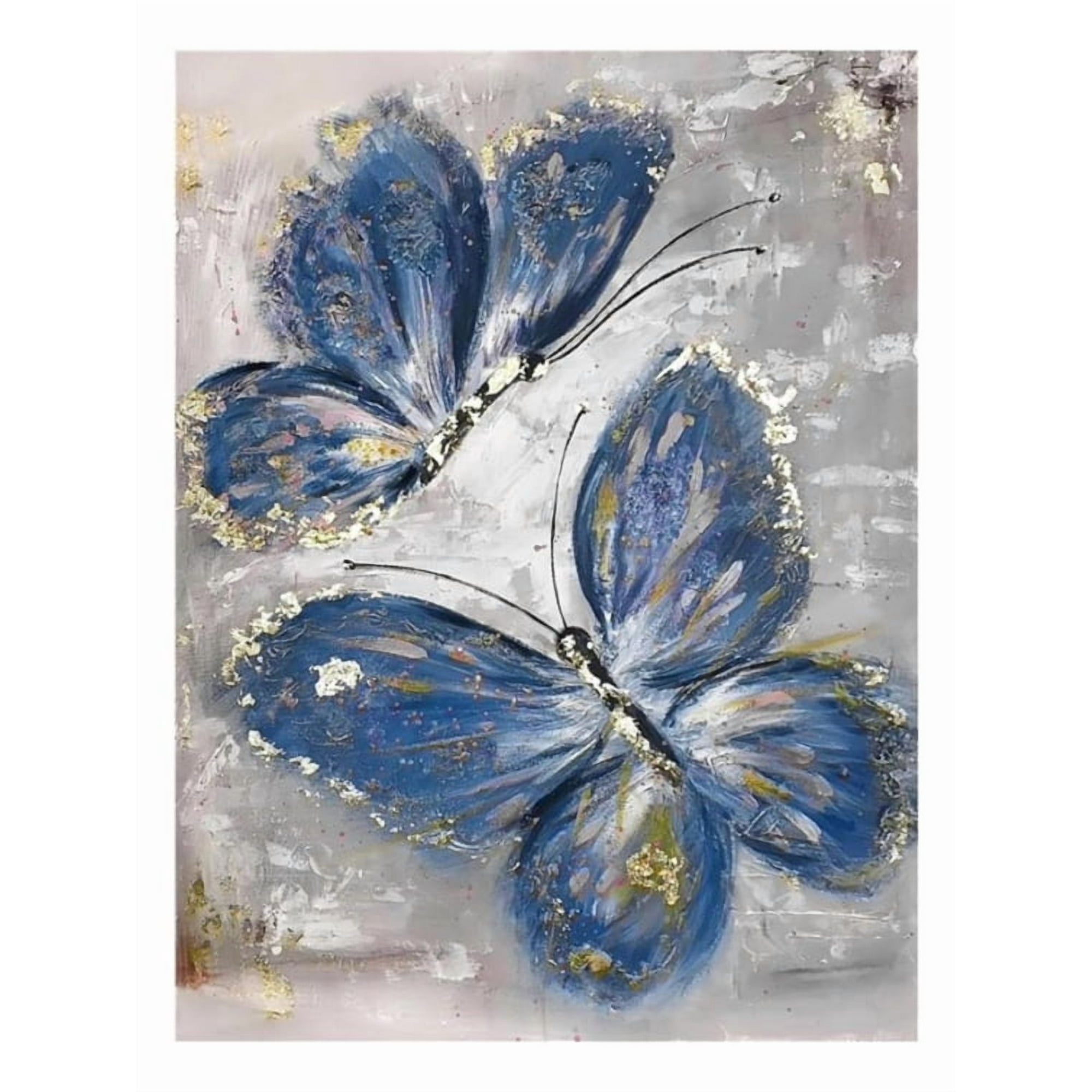 Genérico - Cuadro Decorativo Pared Mariposas Abstractas Hogar Jhn