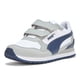 thumbnail image 1 of Zapatos Puma ST Runner unisex para niños con gancho y lazo, gris y azul marino, 1 of 4