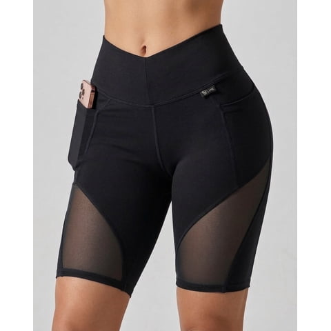 Flix Spa - Biker Fitness Mujer Mallas Laterales Realce Pro Calidad - A348