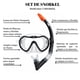 thumbnail image 4 of Set Máscara Buceo + Snorkel Adulto Uktime, 4 of 10