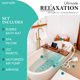 thumbnail image 3 of Alfombra de baño con burbujas SereneLife, portátil, spa, con luz LED y almohada, 3 of 7