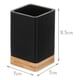 thumbnail image 2 of Porta Cepillo De Dientes Diseño Elegante Madera Minimalista Negro, 2 of 3