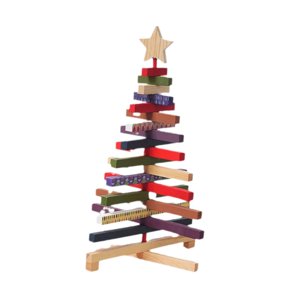 Magideal - Estatua De De Navidad, Figurita De Madera, Artesanía Para Decoración Del Hogar, Escultura, Adorno Para Estantería, Gabinete, Oficina, Centros De L