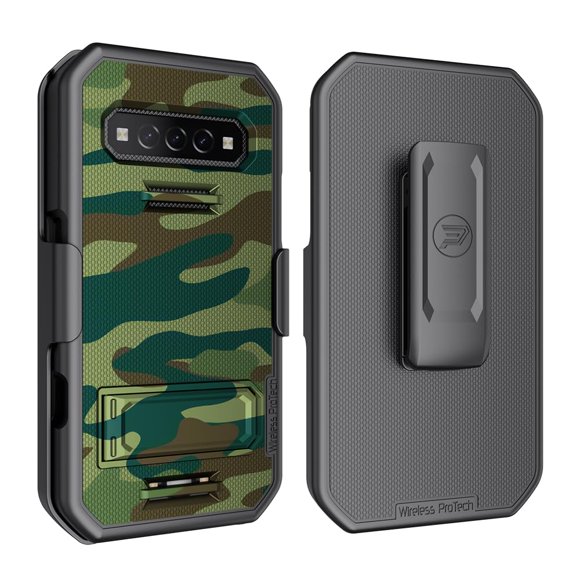 Combo de Funda y Holster con Clip para Cinturón Wireless PROTECH para Kyocera DuraForce PRO 3