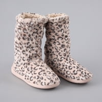 Bota Fur Animal Print Flores Mujer 33793-236