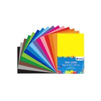 Hand - Pack 200 Hojas Papel Lustre 24X34Cms Colores - Ps