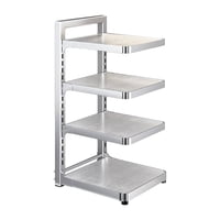 Bothyi - Estante Para Ollas Y Sartenes De Altura Ajustable, Estante Para Ollas De Pie Para Gabinete De Encimera De Casa, 4 Niveles