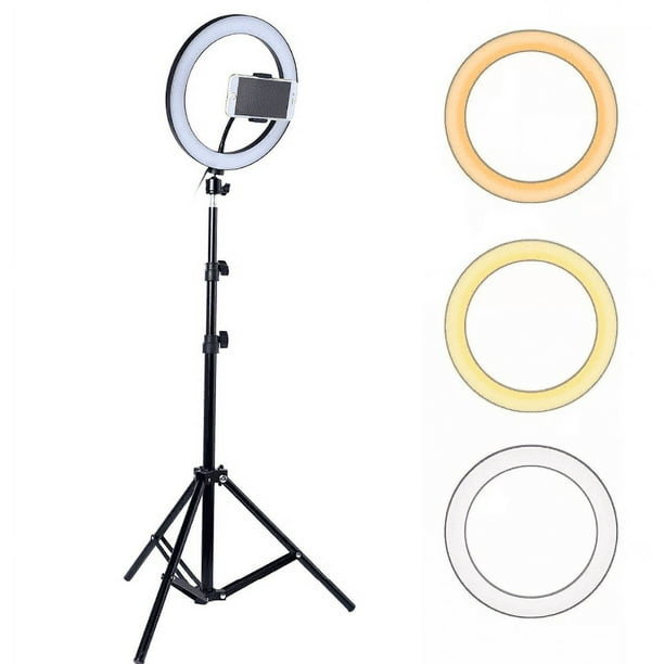 Anillo Aro Luz Led Fotografía 26 Cm Trípode Ajustable Lider