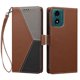 thumbnail image 3 of Funda Cartera Tricolor para Motorola Moto G04/G04S con Soporte, Marrón, 3 of 6