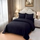 thumbnail image 2 of Cubrecama Versatil Con Pompones 2 Plaza Color Negro, 2 of 4