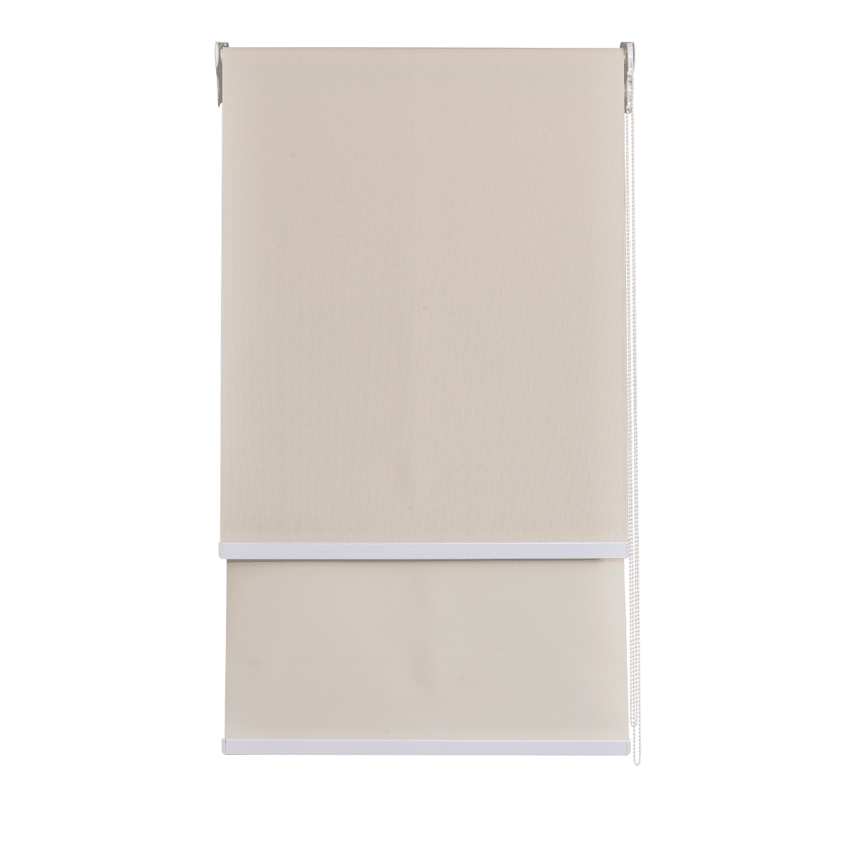 Aura Home - Cortina Roller Doble Blackout Y Sunscreen 090x250 Cm Color Beige Marca Aura