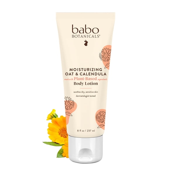 Loción corporal Babo Botanicals Hidratante de Avena y Caléndula