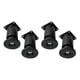 thumbnail image 1 of 4 Piezas De Soportes De Cama Ajustables, Patas Para Gabinetes De TV, Mesas De Café, Gabinetes, Color Negro, 1 of 5